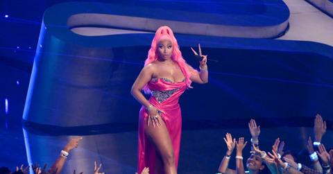 Nicki Minaj onstage at the MTV Video Music Awards