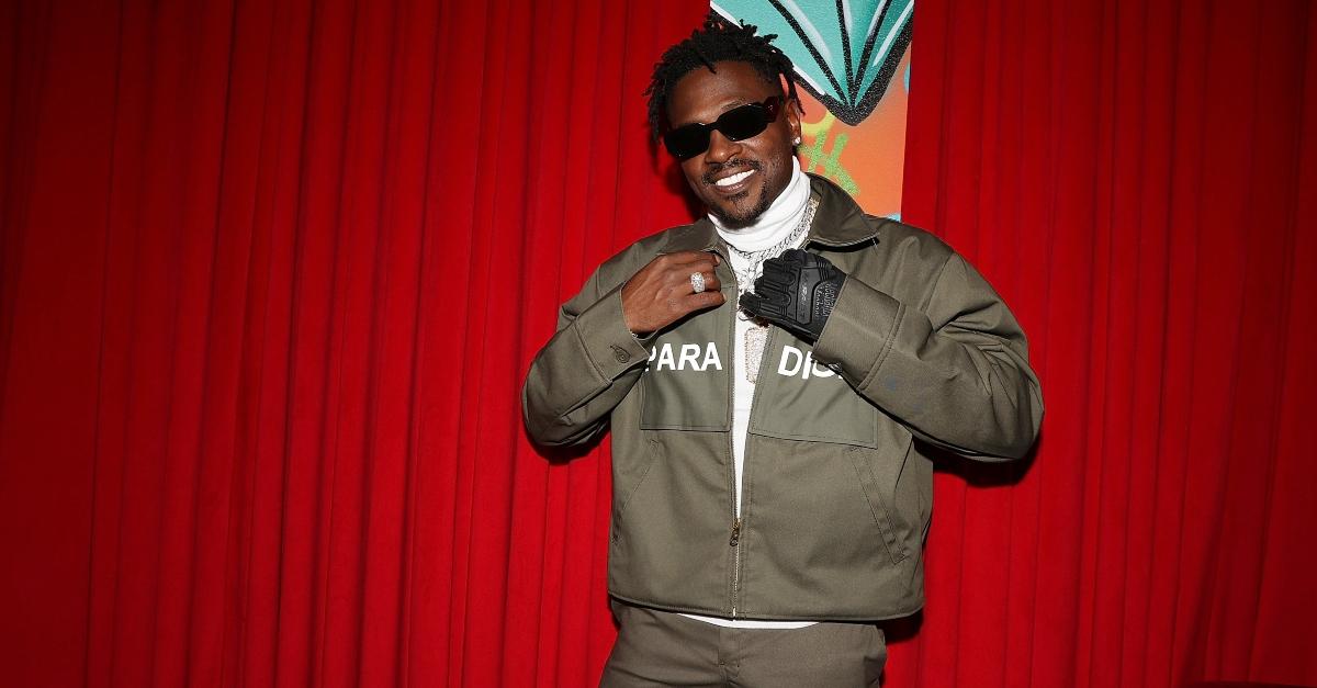 antonio brown attends his album release dinner at panda on april