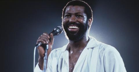 Teddy Pendergrass performs live on stage in New York