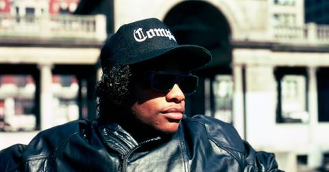 Rapper Eazy-E (aka Eric Lynn Wright) appears in a portrait taken in Union Square