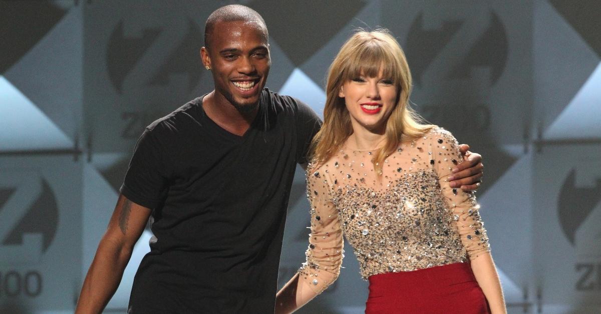 Hip Hop artist B.o.B. and Taylor Swift perform onstage during Z100's Jingle Ball 2012, presented by Aeropostale, at Madison Square Garden on December 7, 2012 in New York City.