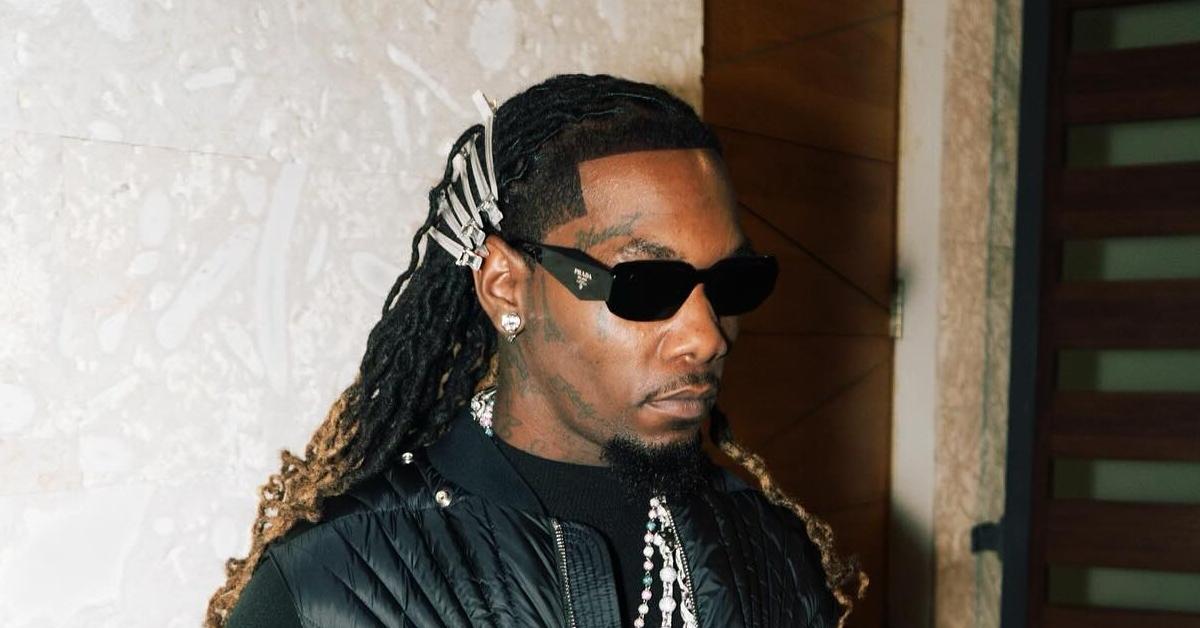 Offset wears sunglasses