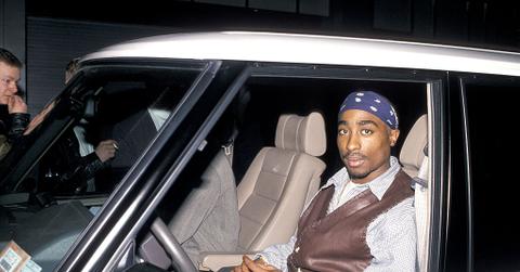 Tupac Shakur during Party For Cowboy Noir Thriller "Red Rock West" at Club USA in New York City, New York