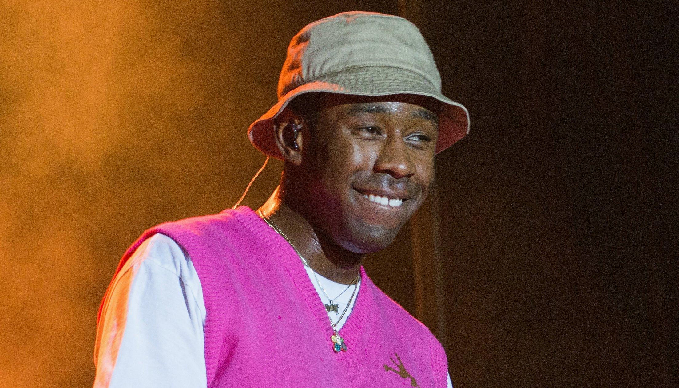 tyler the creator performs onstage during mala luna music festival