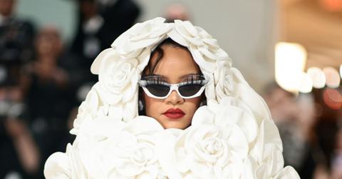 Rihanna attends The 2023 Met Gala Celebrating "Karl Lagerfeld: A Line Of Beauty" at The Metropolitan Museum of Art