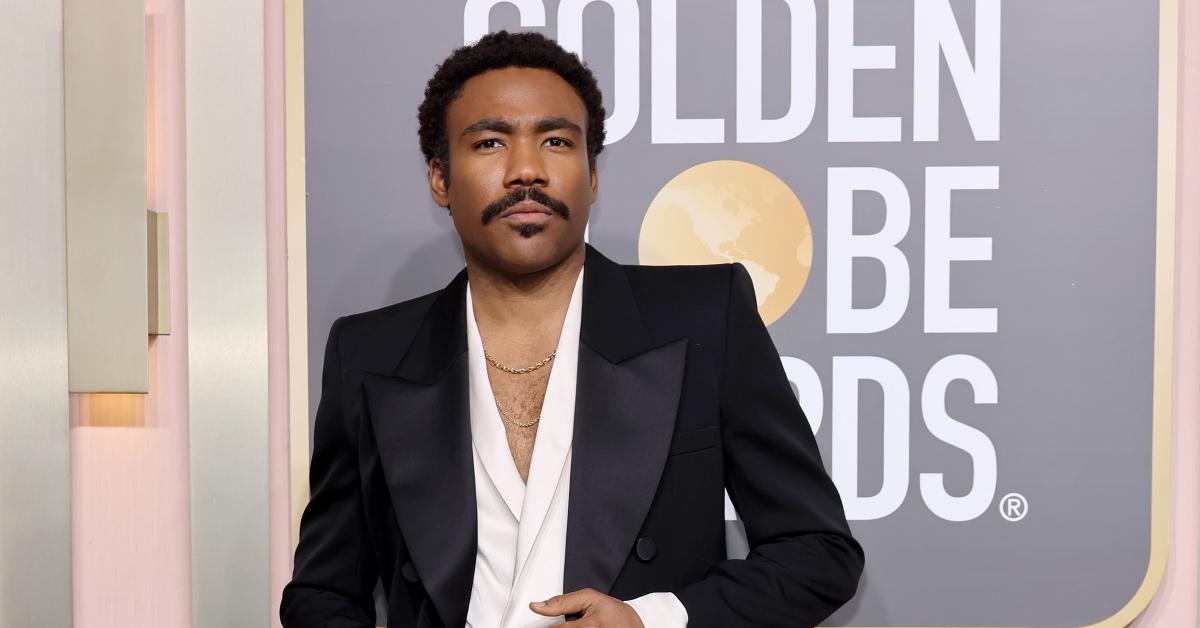 Donald Glover attends the 80th Annual Golden Globe Awards at The Beverly Hilton.