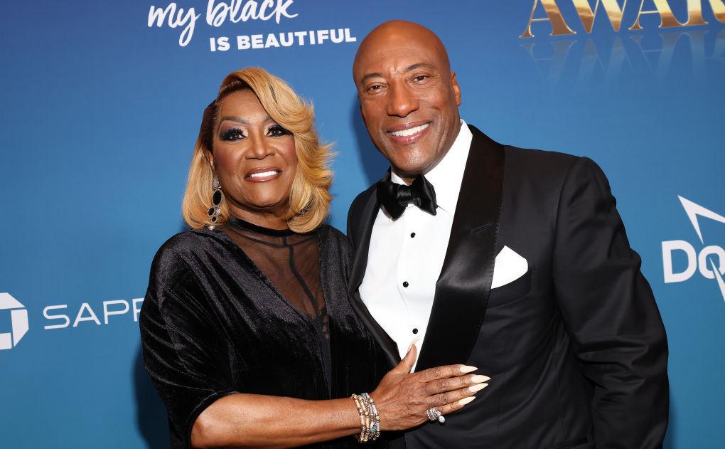 Patti Labelle (L) and founder, chairman and CEO of Allen Media Group Byron Allen at The Grio Awards 