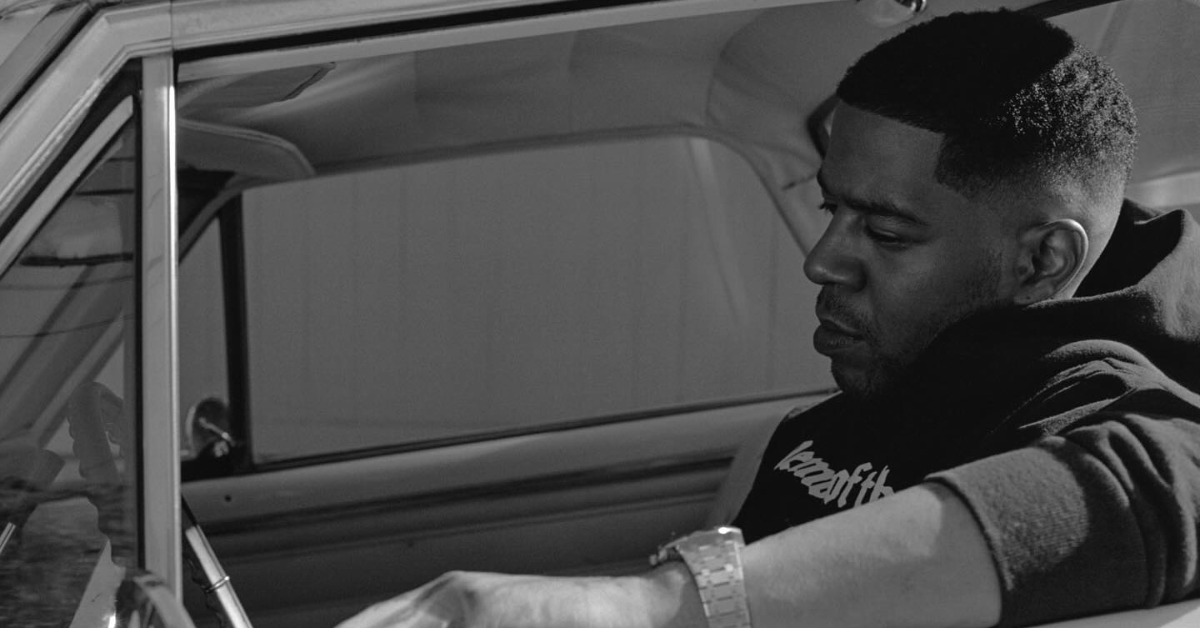 kid cudi in car bw for hube mag