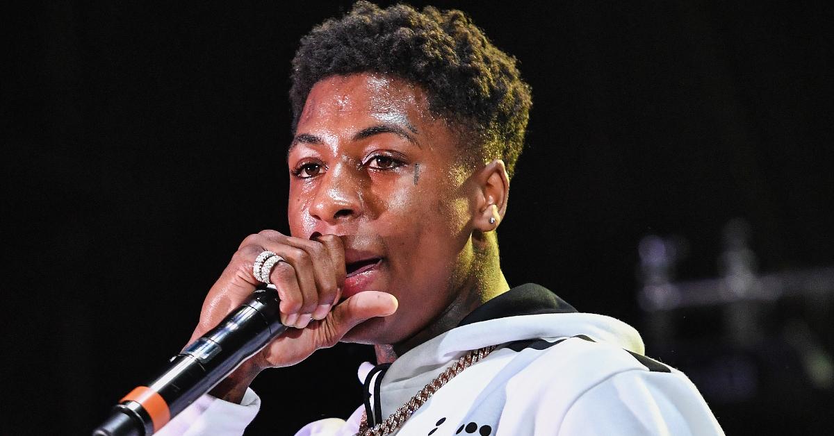 NBA YoungBoy performs during Lil WeezyAna at Champions Square