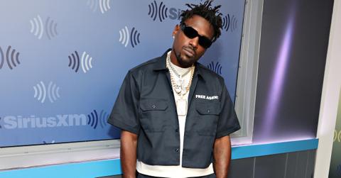 Antonio Brown visits the SiriusXM Studios on April 27, 2022 in New York City.
