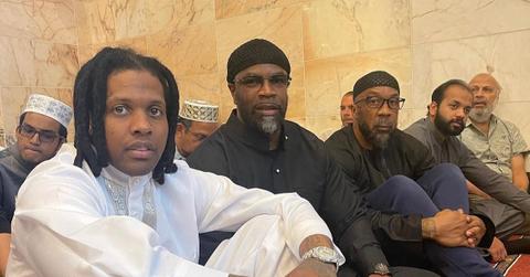 Lil Durk celebrates EID at a mosque