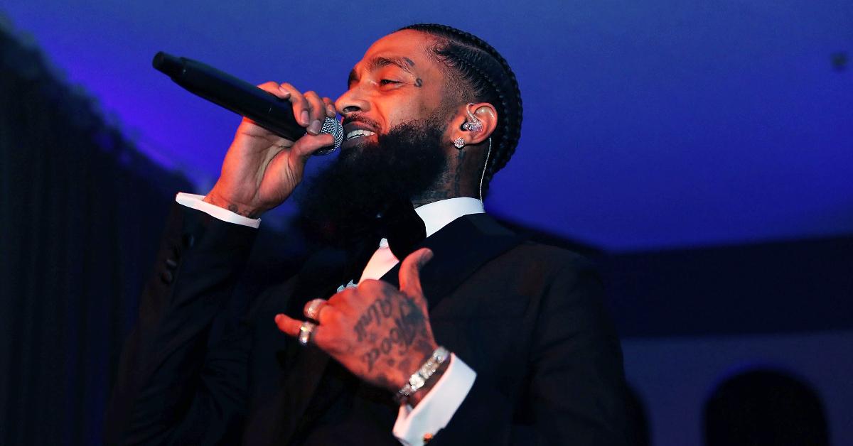 Nipsey Hussle attends Nipsey Hussle Grammy Celebration