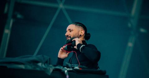 Skrillex performs at Ruisrock Festival 2023 at Ruissalo Island on July 8, 2023 in Turku, Finland.