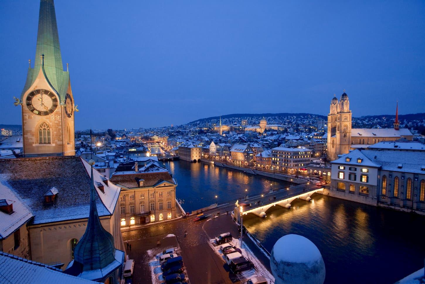 wp content/uploads///Zurich at Night Credit Zurich Tourism