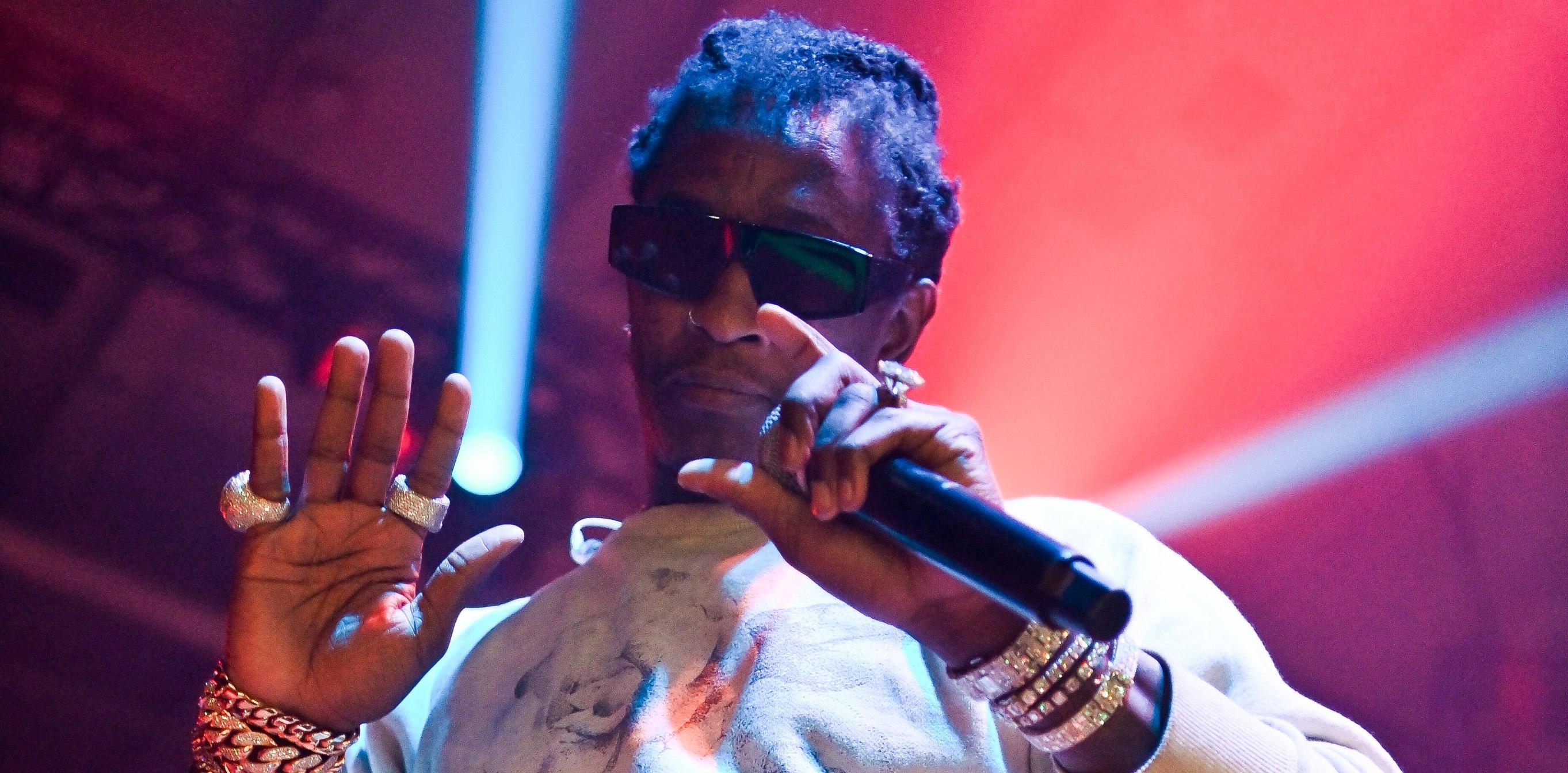 young thug performs during gunna presents new album dsever