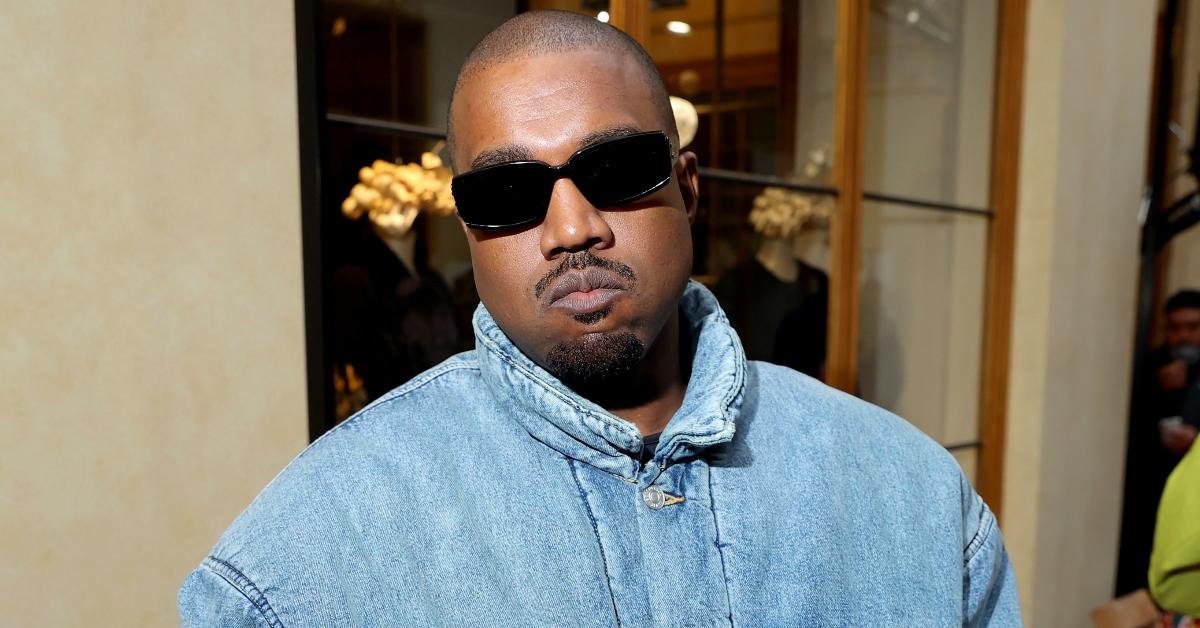  Ye attends the Kenzo Fall/Winter 2022/2023 show