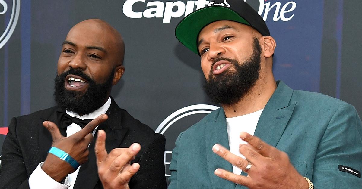 desus nice and the kid mero of desus mero attend the  espy