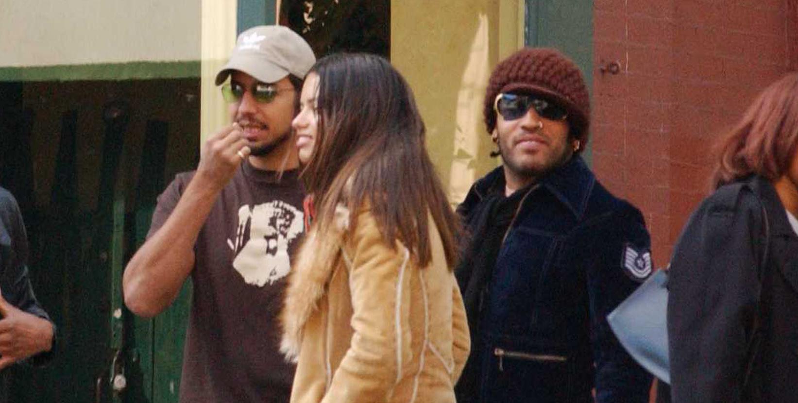 musician lenny kravitz c magician david blaine nd l brazilian victoria secrets model adriana