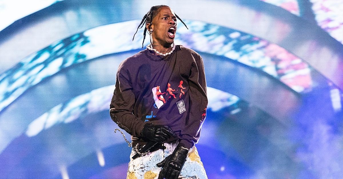 travis scott performs during  astroworld festival at nrg park on november