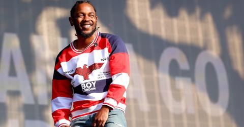 kendrick lamar performing on stage