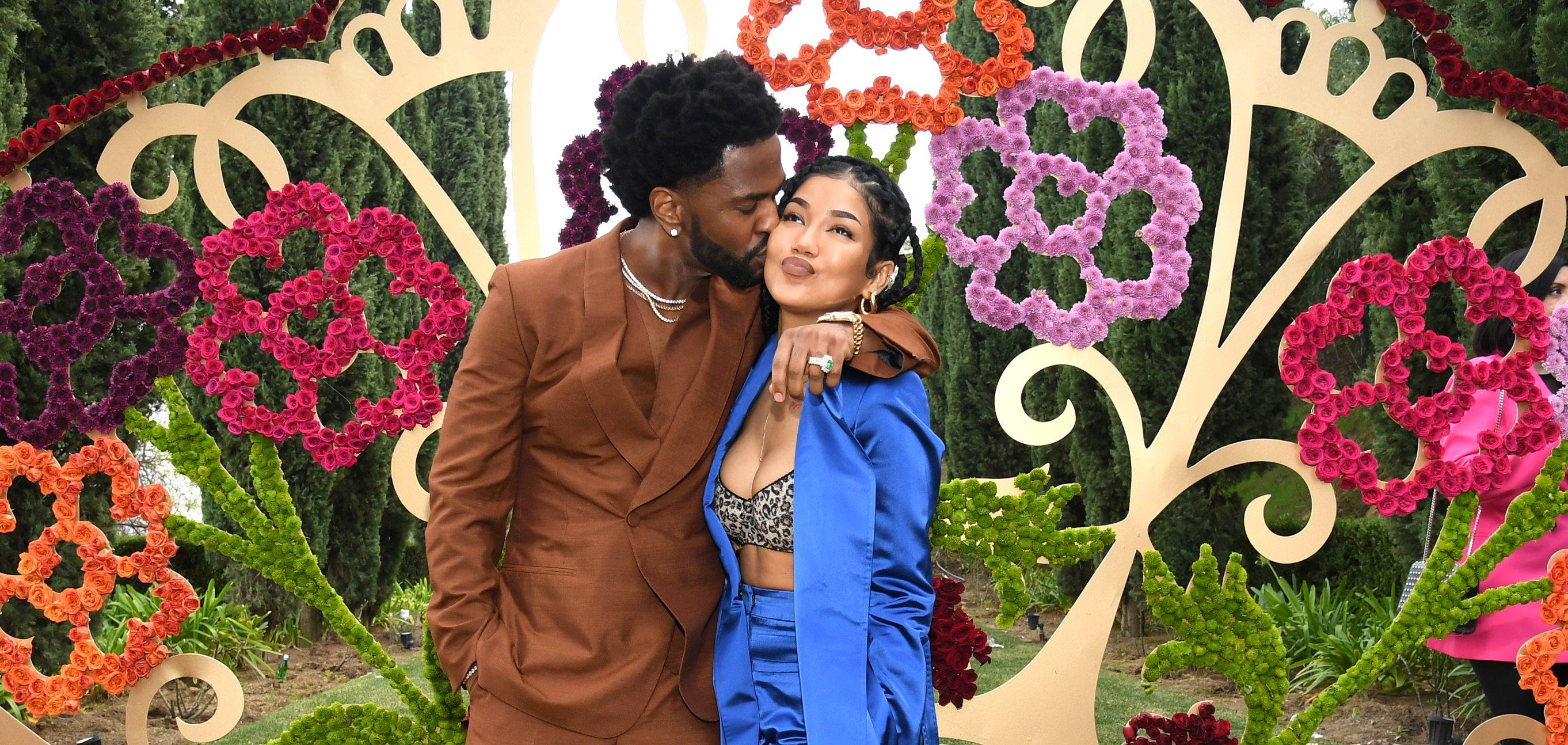 big sean and jhene aiko attend  roc nation the brunch