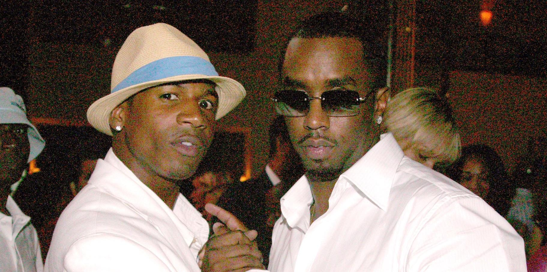 stevie j and sean pdiddy combs during bad boys of comedy hbo late night series