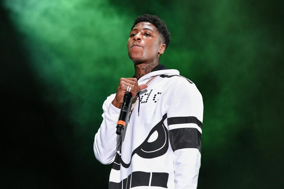 nba youngboy performs during lil weezyana at champions square on  in new orleans louisiana