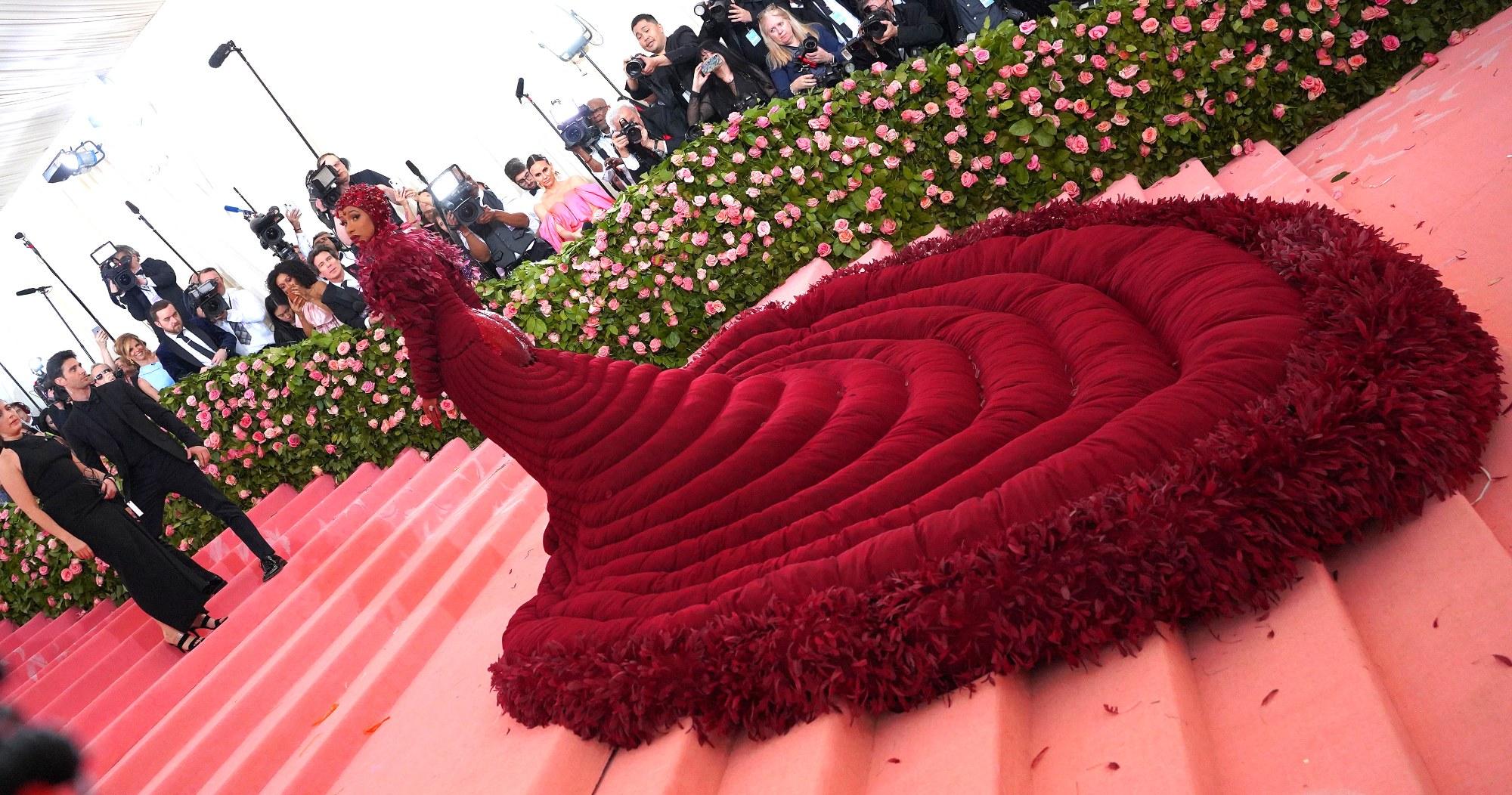 cardi b attends the metropolitan museum of arts