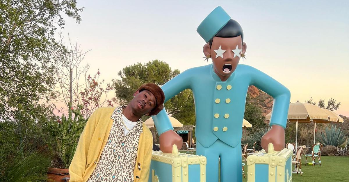 tyler w a bellhop statue outside his first golf le fleur shop