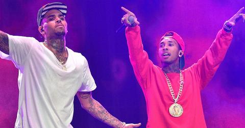 Chris Brown and Tyga perform at Phillips Arena