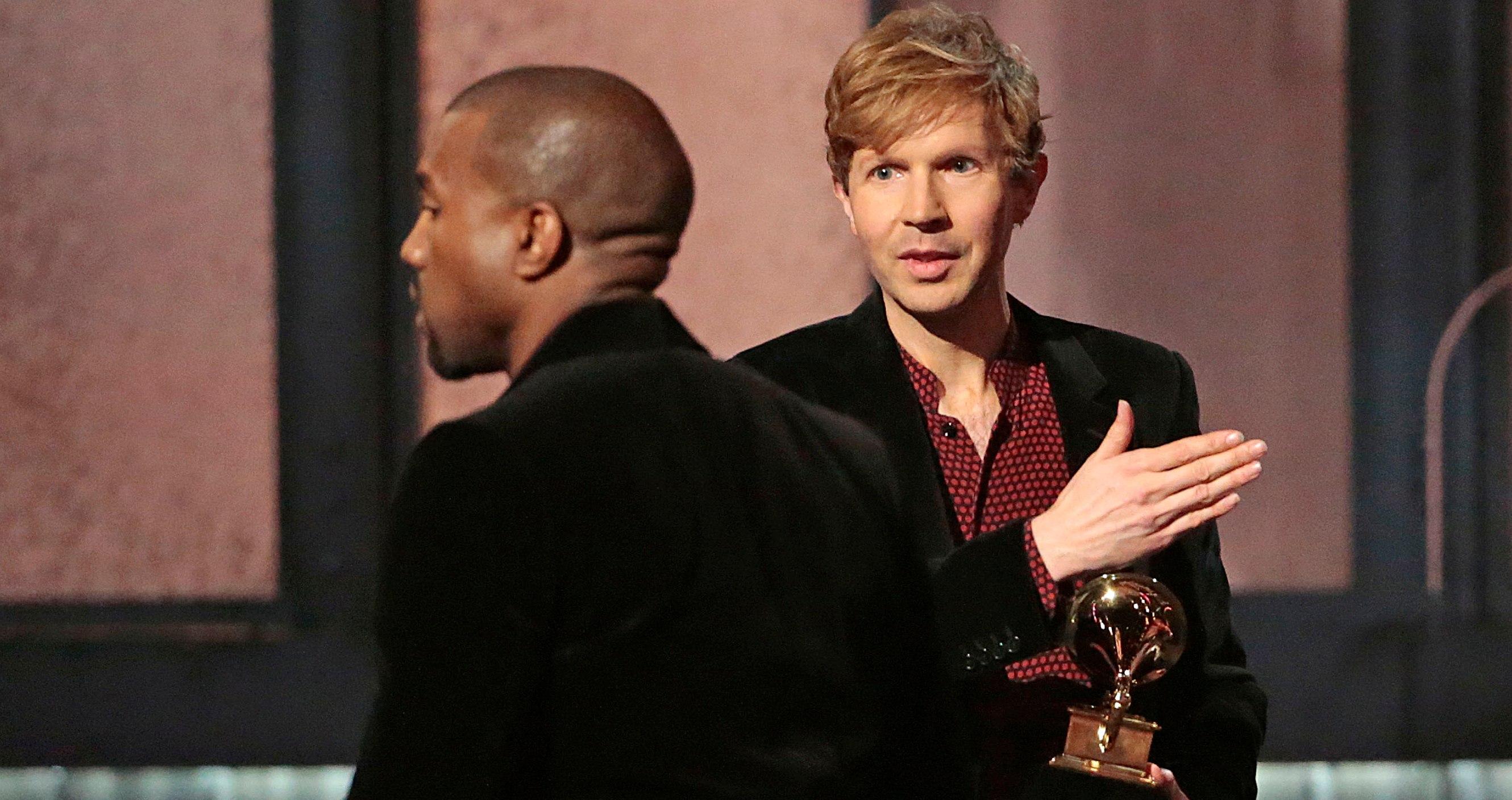 kanye interupts beck grammys