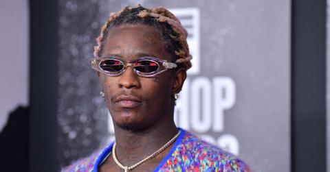 Young Thug attends BET Hip Hop Awards show