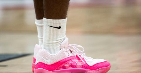 Pink basketball shoe searches grow 15% year over year