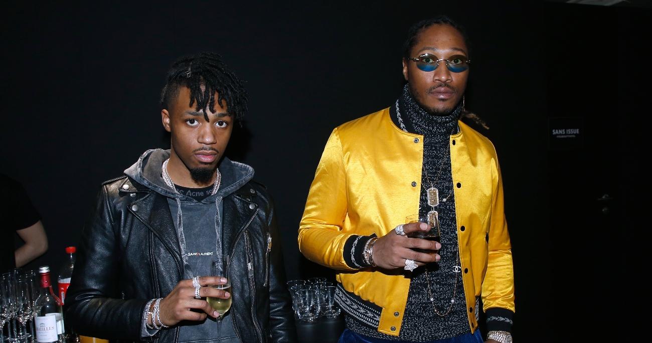 producer metro boomin and rapper future aka nayvadius demun wilburn attend the ysl beauty hotel ev