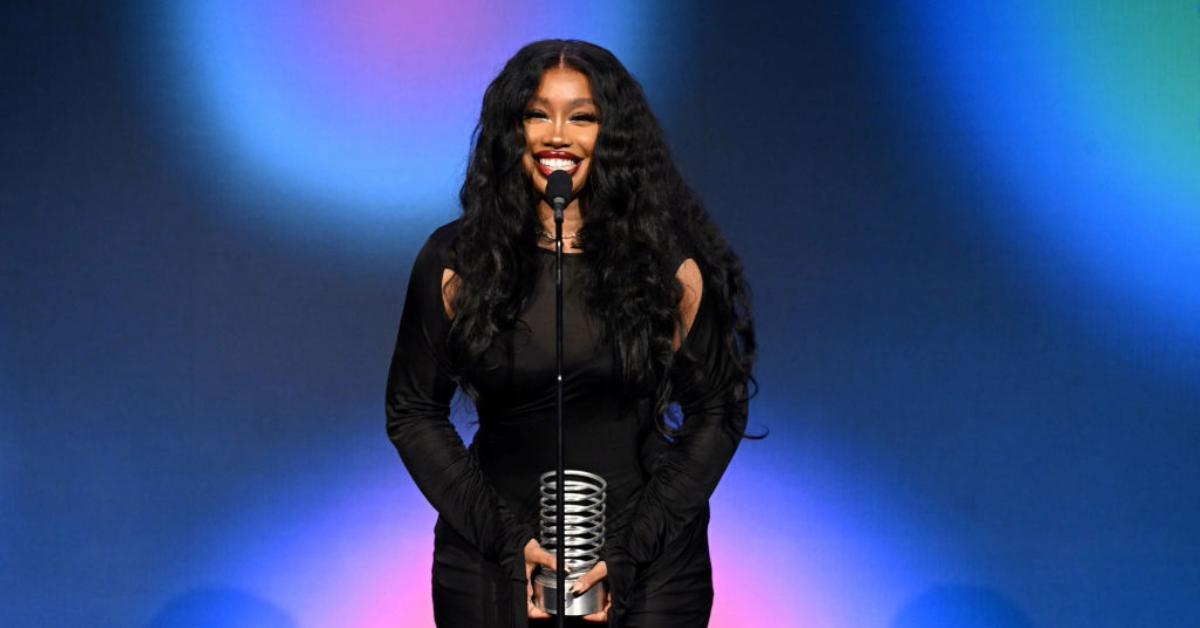 Sza speaks onstage during the 27th Annual Webby Awards on May 15, 2023 in New York City.