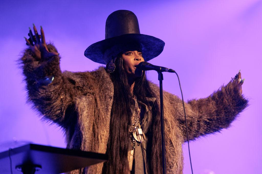 Erykah Badu performs at The Royal Festival Hall in London, England. 