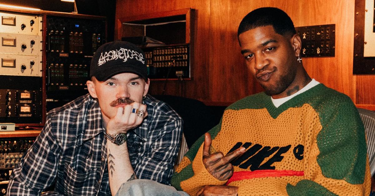 kid cudi and dom dolla in the studio