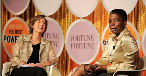 Pattie Sellers and Chairman and CEO of Xerox Ursula Burns