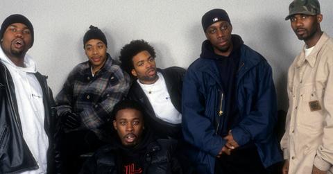 Rap Group The Wu-Tang Clan pose for a portrait on April 1, 1994