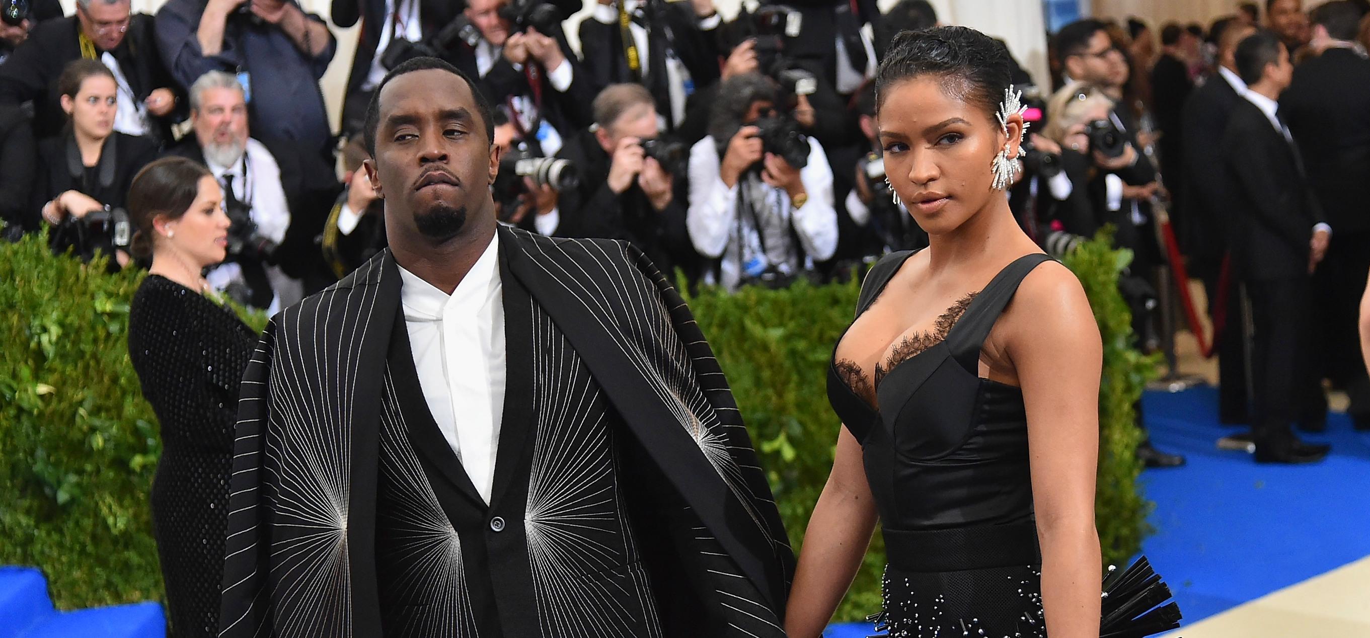 sean diddy combs aka puff daddy l and cassie attend the rei kawakubocomme des garcons art of