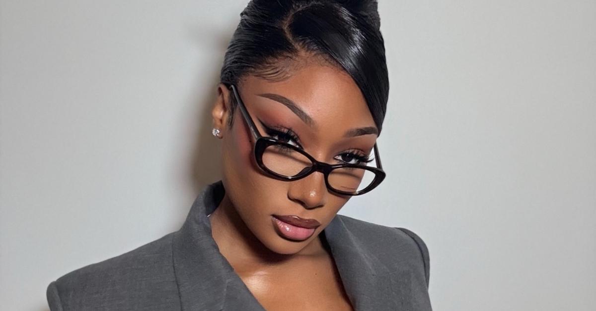 Megan Thee stallion poses on Instagram