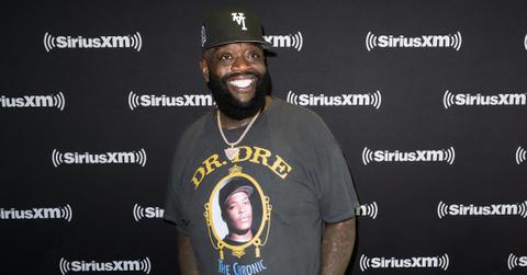 Rick Ross In Dr. Dre TShirt Smiling At Camera