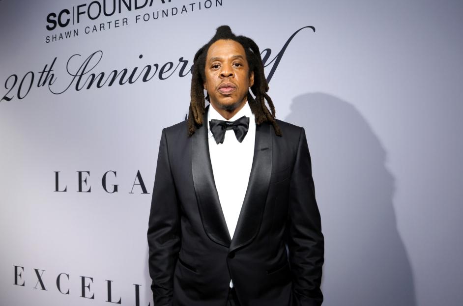 Jay-Z attends The Shawn Carter Foundation's 20th Anniversary Black Tie Gala at Pier 60 on July 14, 2023 in New York City.