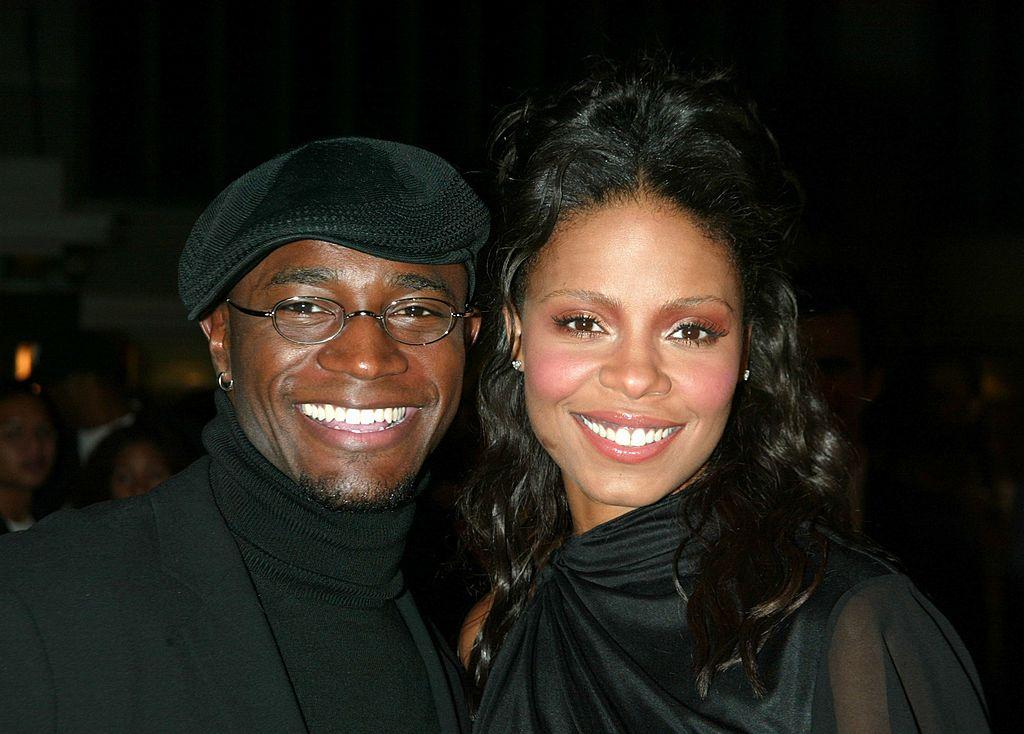 Taye Diggs and Sanaa Lathan during Brown Sugar - New York Premiere