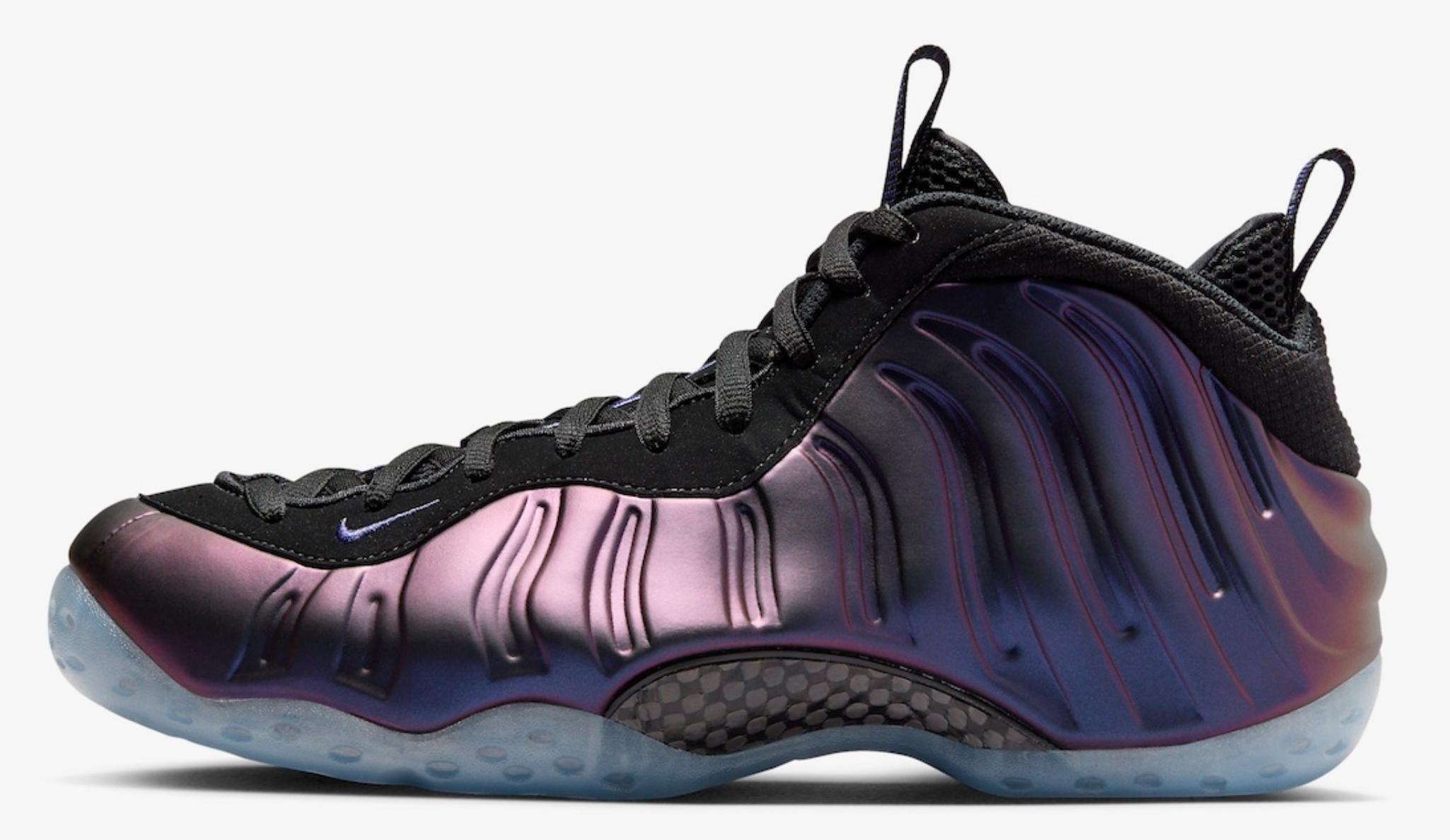 nike air foamposite one eggplant