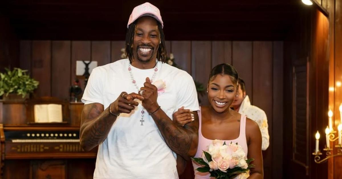 (l-r): Dwight Howard and Amy Luciani in February 2025.