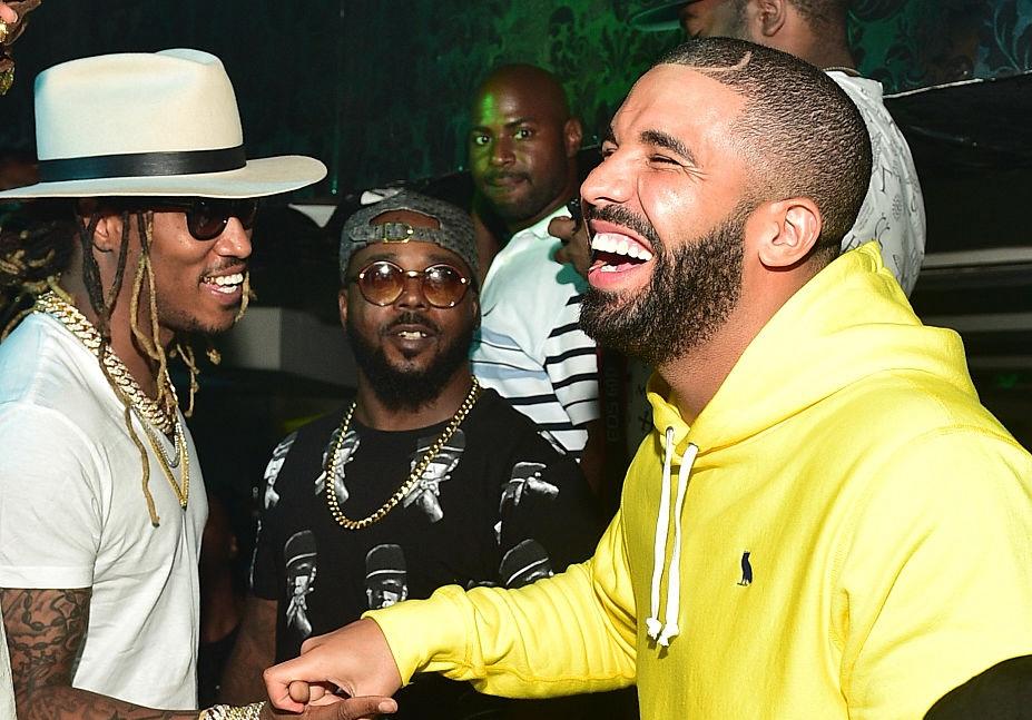 Future and Drake attend an event at Compound in Atlanta, Georgia. 