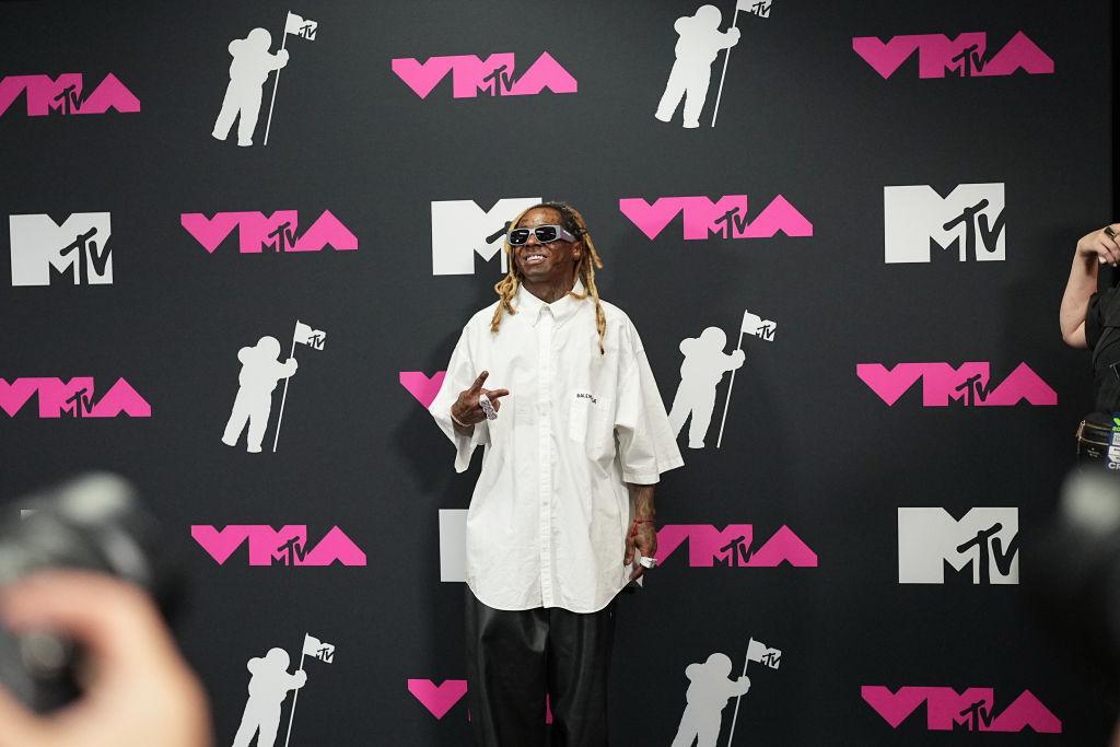  Lil Wayne attends the MTV Music Video Awards at the Prudential Center 