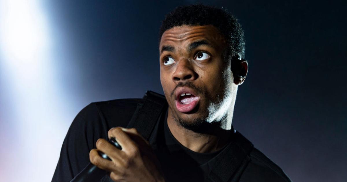 vince staples performs on the sounds of the near future stage on day two of the parklife festival at heaton park on june   in manchester england