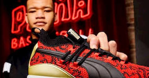 NYK Kevin Knox Sports PUMA Clyde Court's New Colorway